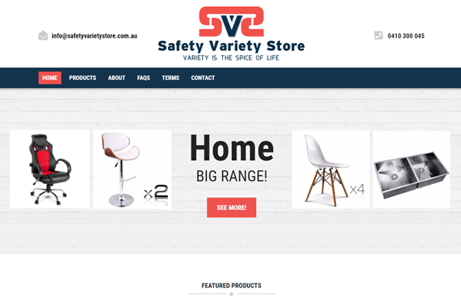 Safety variety store screenshot